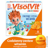 VisolVit Junior Orange, bruispoeder, sinaasappelsmaak, 30 sachets