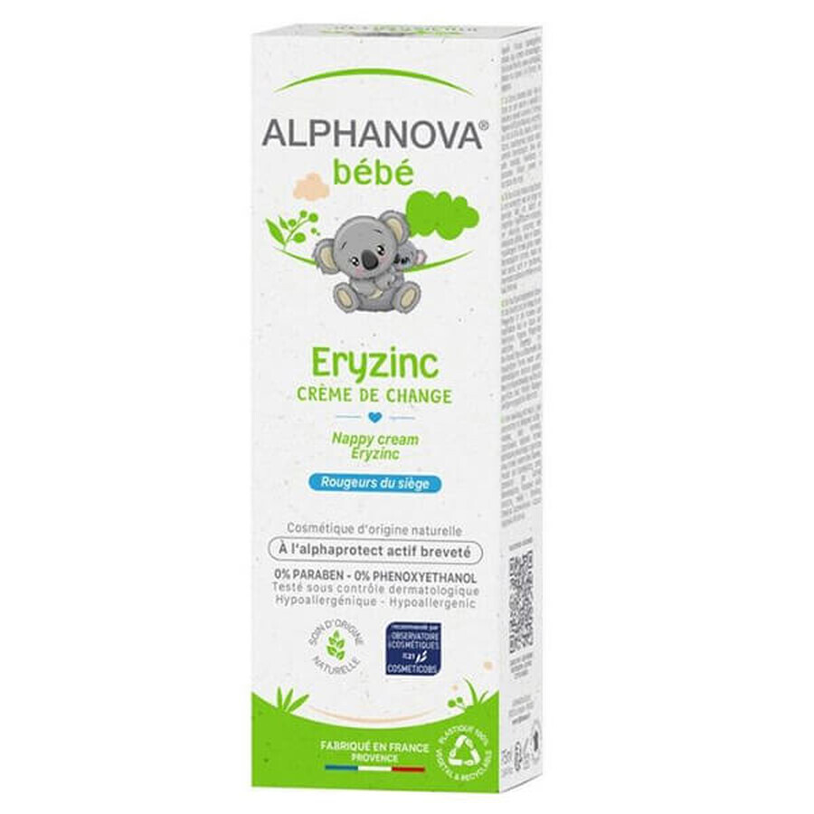 Alphanova Bebe Eryzinc, anti-brandcrème, 75 ml