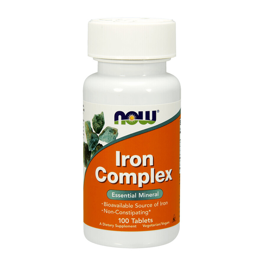 Now Foods Eisen-Komplex, 100 Tabletten