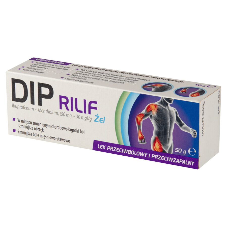 Dip Rilif (0,05 g + 0,03 g)/g, gel, 50 g