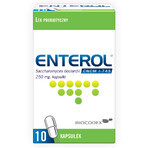 Enterol, 250 mg, 10 capsules