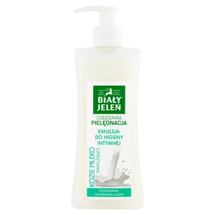 Biały Jeleń, Emulsión hipoalergénica para la higiene íntima, leche de cabra, 265 ml