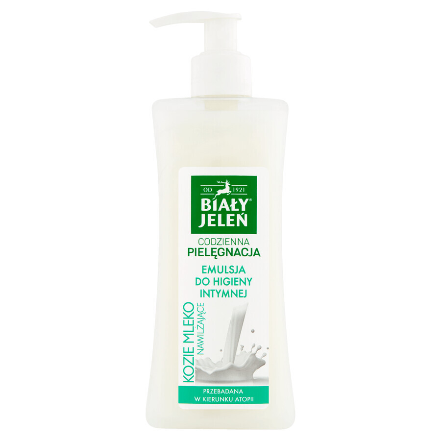 White Deer, Émulsion hypoallergénique pour l'hygiène intime, lait de chèvre, 265 ml