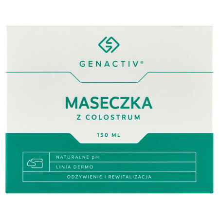 Genactiv, facial mask with colostrum, 150 ml