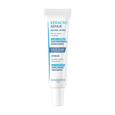 Ducray Keracnyl Repair, regenererende lippenbalsem, droge huid, 15 ml