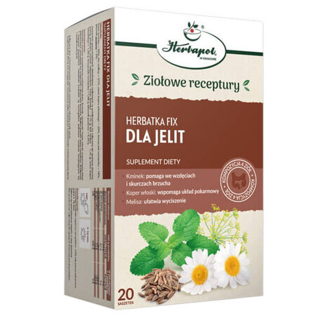 Herbapol Dla Jelit, fixed tea, 2 gx 20 sachets