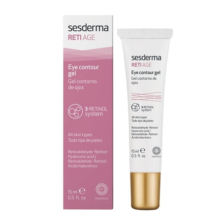 Sesderma Reti-Age, crema-gel para ojos y contorno de ojos, 15 ml