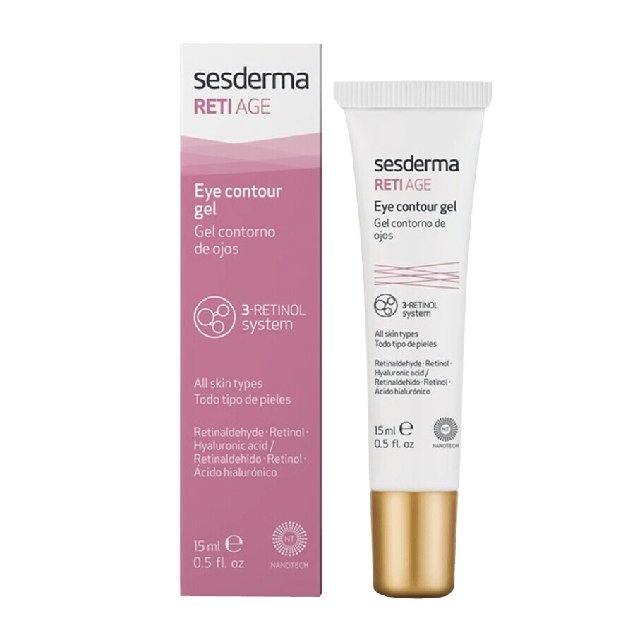 Sesderma Reti-Age, crema-gel para ojos y contorno de ojos, 15 ml