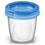 Avent, récipients pour lait maternel avec couvercles, 180 ml, SCF619/ 05, 5 pièces