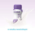 Nutridrink, voedingspreparaat, neutrale smaak, 4 x 125 ml