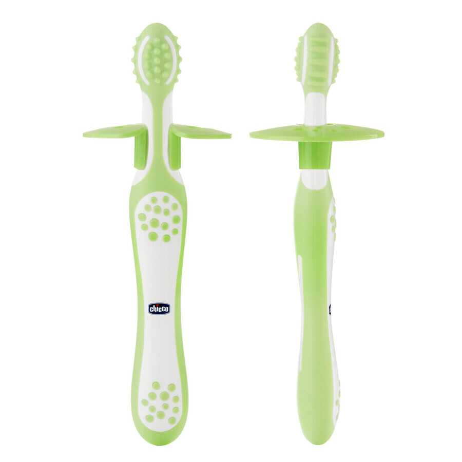 Chicco set, toothbrush after 4 months + toothbrush after 6 months