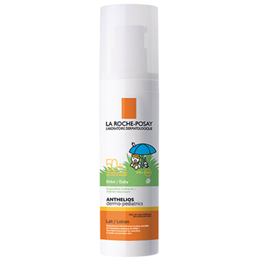 La Roche-Posay Anthelios Dermo-Pediatrics, beschermende melk voor gezicht en lichaam vanaf 6 maanden, SPF 50+, 50 ml