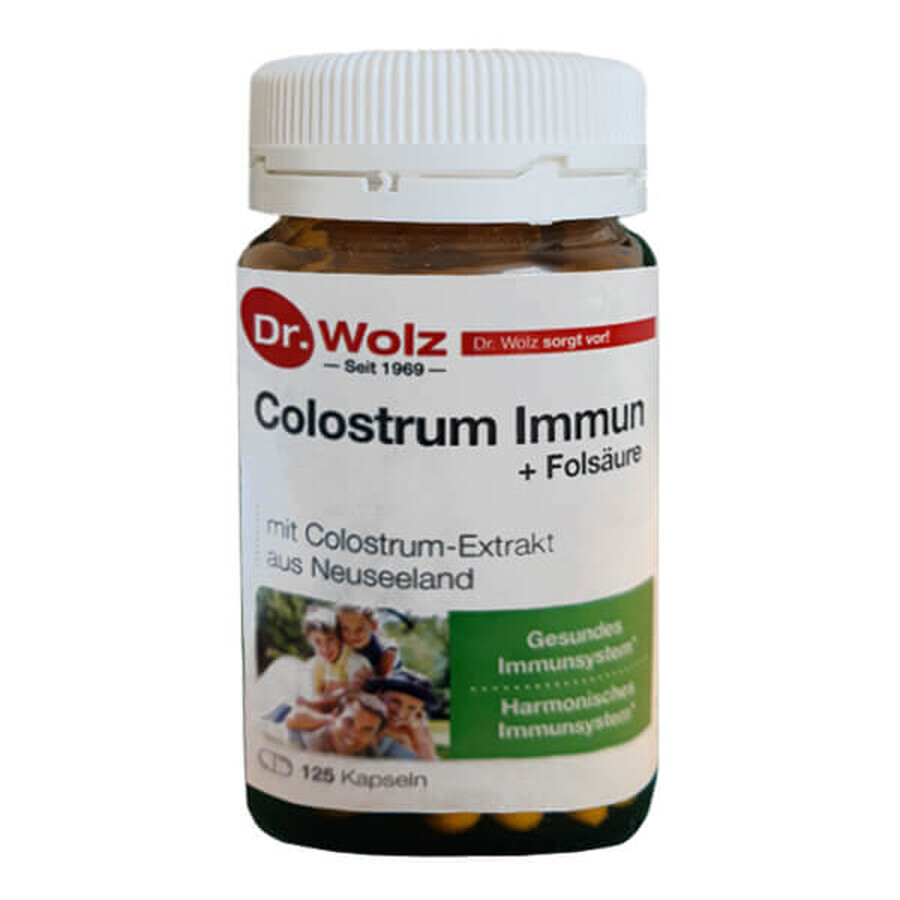 Colostrum Immun + Folsaure, colostrum + acid folic, 125 capsule