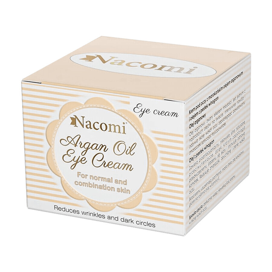 Nacomi, crema occhi all'argan, 15 ml