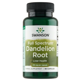 Swanson Dandelion Root, pissenlit, 60 gélules