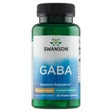 Swanson GABA, gamma aminoboterzuur 750 mg, 60 capsules