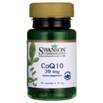 Swanson CoQ10, coenzima Q10 30 mg, 60 cápsulas