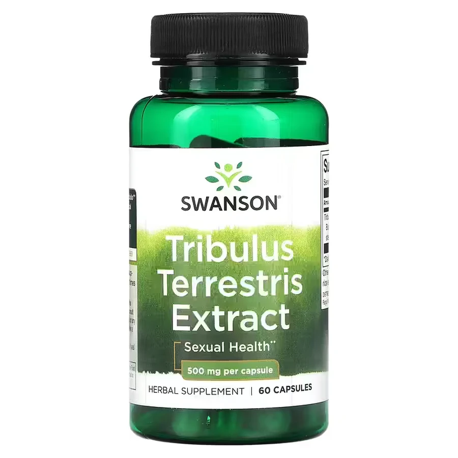 Swanson Tribulus Terrestris Extrakt, Muskatblüte, 60 Kapseln
