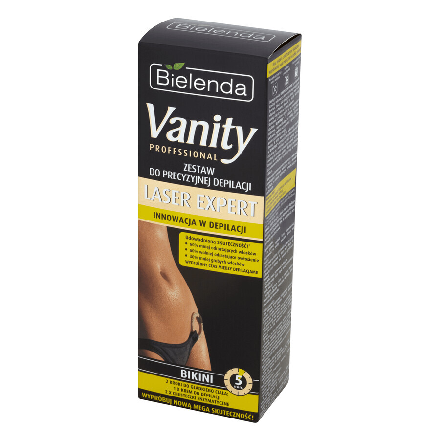 Bielenda Vanity Laser Expert, kit pour une épilation précise, bikini, 100 ml