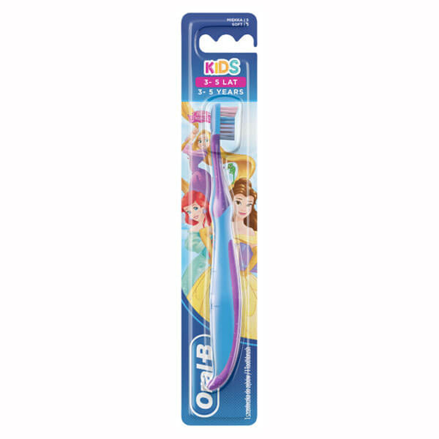 Oral-B Kids, brosse à dents pour enfants, 3-5 ans, souple, 1 pièce