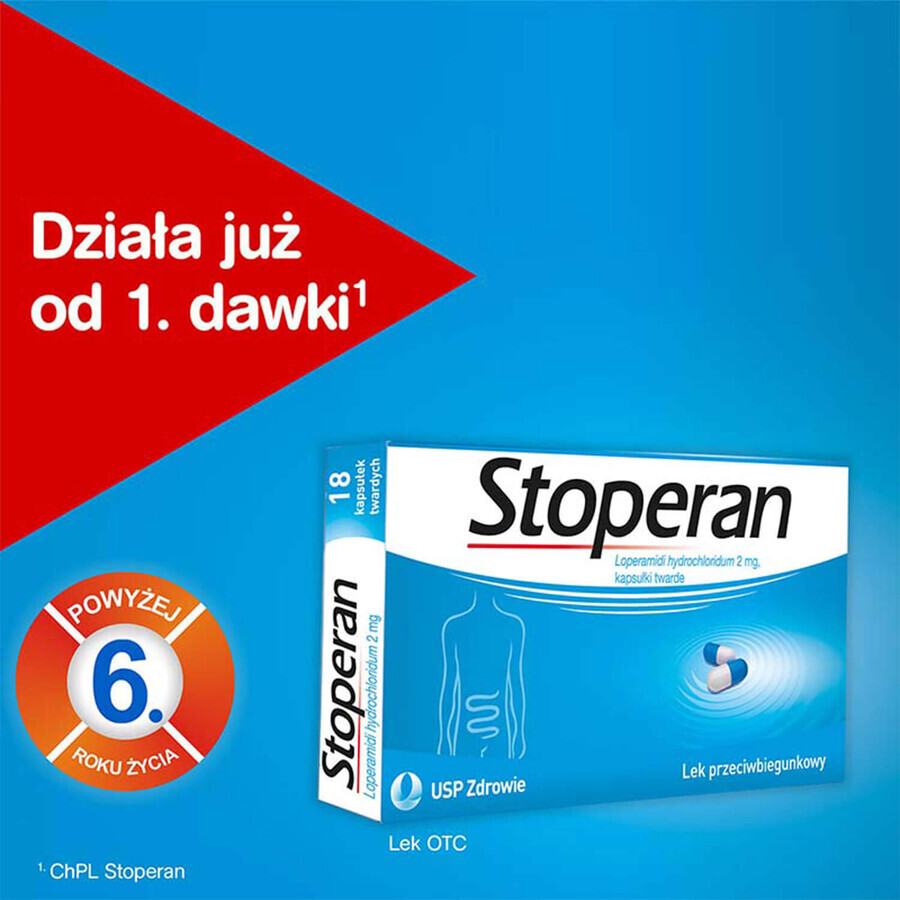 Stoperan 2 mg, 18 gélules