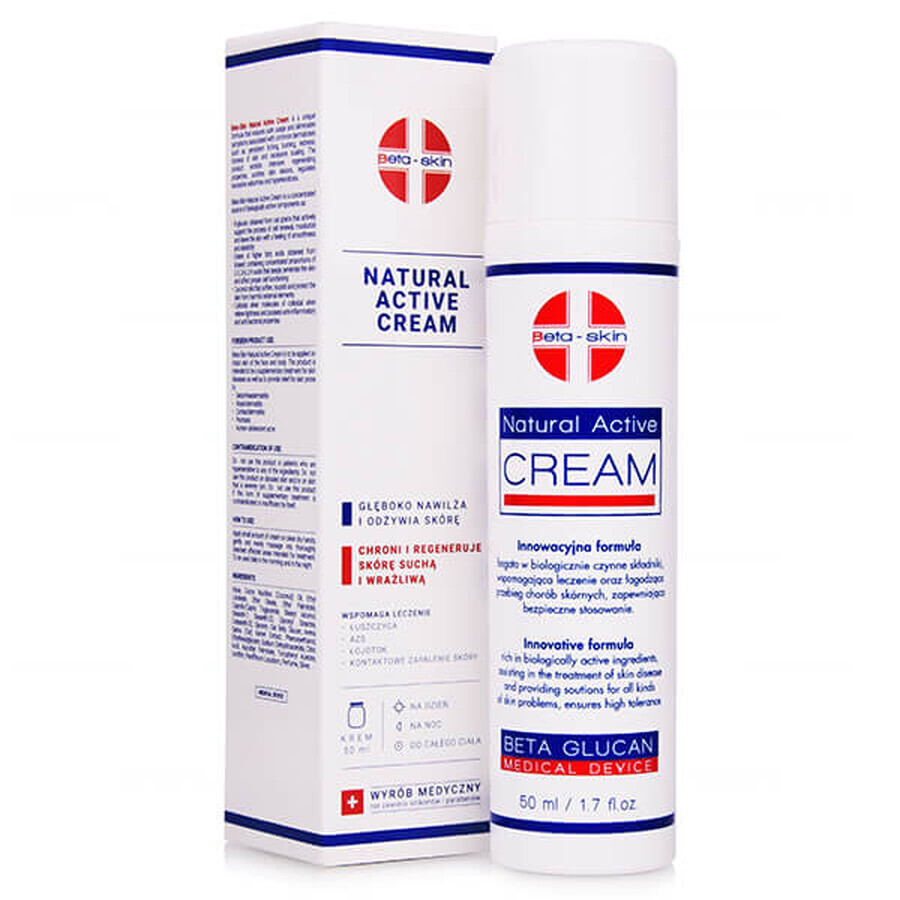 Beta-Skin Natural Active Cream, body cream, 50 ml