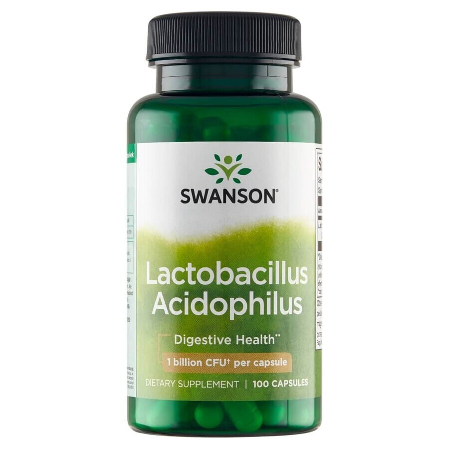 Swanson Lactobacillus Acidophilus, 100 capsules