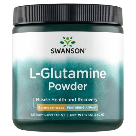 Swanson AjiPure L-Glutamine Poeder, L-Glutamine, 340 g