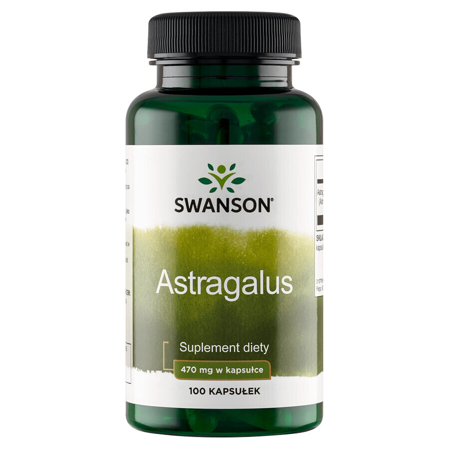 Swanson Vollspektrum Astragalus-Wurzel, Astragalus, 100 Kapseln