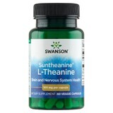 Swanson Suntheanine L-Theanine, L-Theanine, 60 Vegetarian Capsules