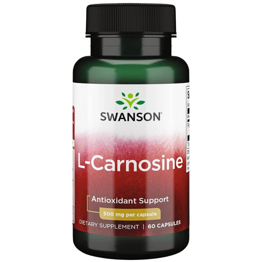 Swanson L-Carnosine, L-Carnosine, 60 gélules