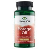 Swanson Borage Oil, aceite de semilla de borraja 1000 mg, 60 cápsulas de gel