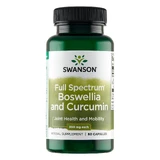 Swanson Full Spectrum Boswellia & Curcumin, Frankincense & Turmeric, 60 capsules