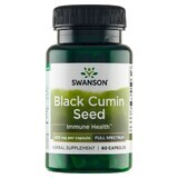 Swanson Full Spectrum Semi di cumino nero, semi di cumino nero, 60 capsule