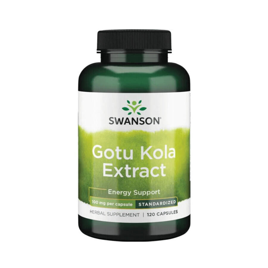 Swanson Gotu Kola-extract, Centella Asiatica, 120 capsules