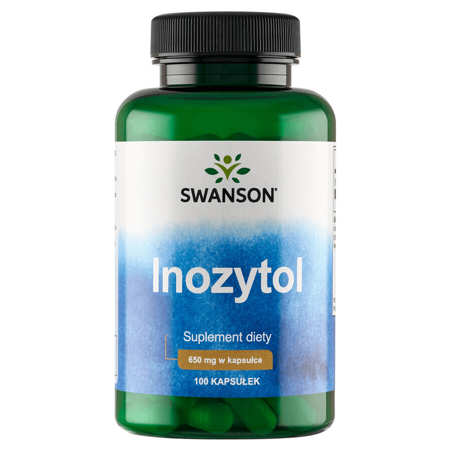 Swanson Inositol, inositol, 100 capsules