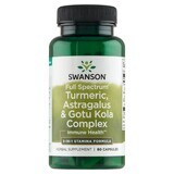 Swanson Complesso completo di Curcuma, Astragalo e Gotu Kola, 60 capsule