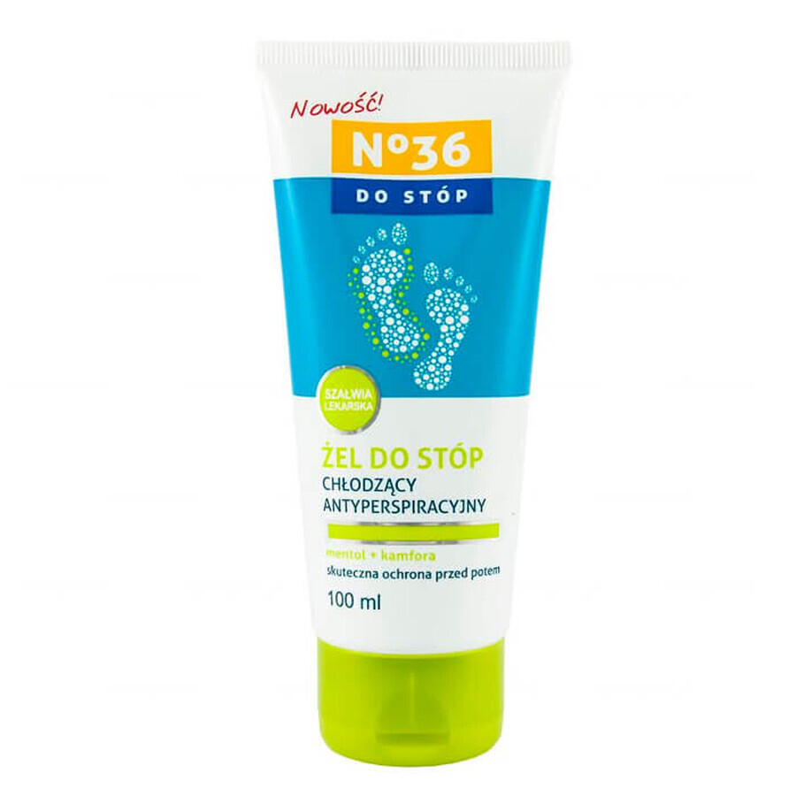 No36, cooling gel for feet, 100 ml