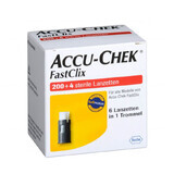 Accu-Chek FastClix, lancets, puncture blades, 204 pieces