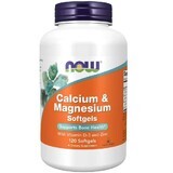 Now Foods, Calcium &amp; Magnesium, 120 gelcapsules