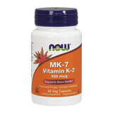 Now Foods MK-7 Vitamine K-2, vitamine K 100 µg, 60 capsules