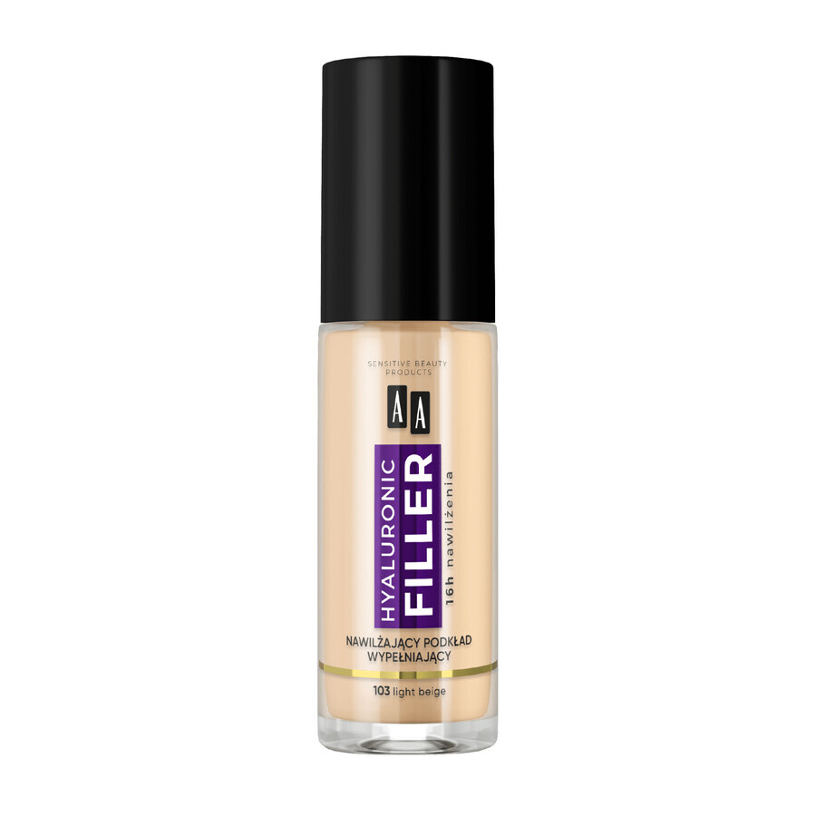 AA MakeUp, fond de teint combleur de rides Filler, n° 103, beige clair, 30 ml