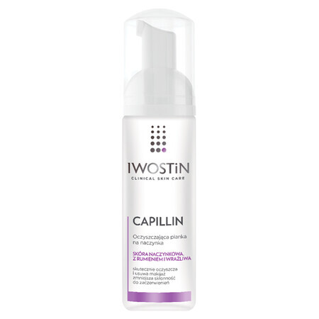 Iwostin Capillin, schiuma detergente per capillari, 165 ml