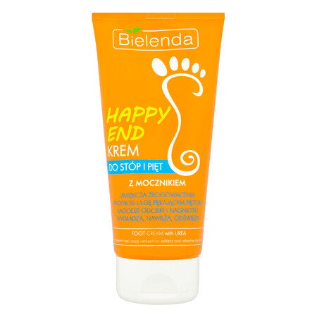 Bielenda Happy End, crème pour les pieds et les talons à base d'urée, 125 ml