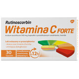 Rutinoscorbin Vitamin C Forte 500 mg, 30 capsules with extended release