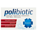 Polibiotic 5 mg + 5000 IE + 400 IE, zalf, 10 sachets van 1 g elk