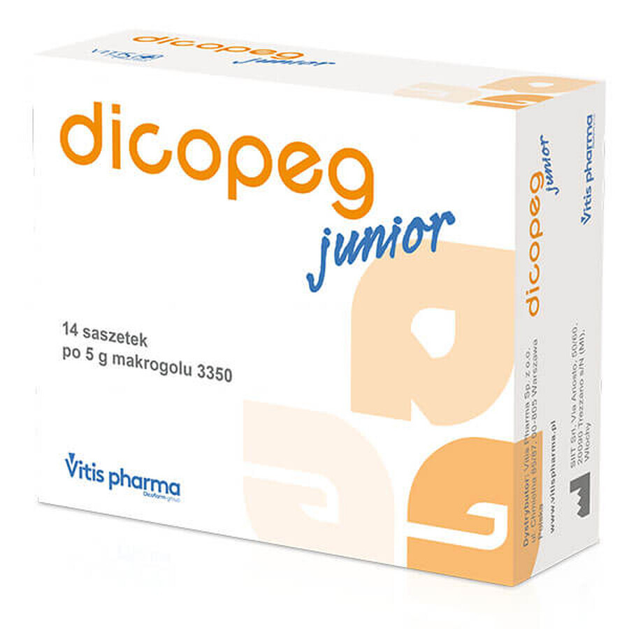 Dicopeg Junior, from 6 months, 5 gx 14 sachets