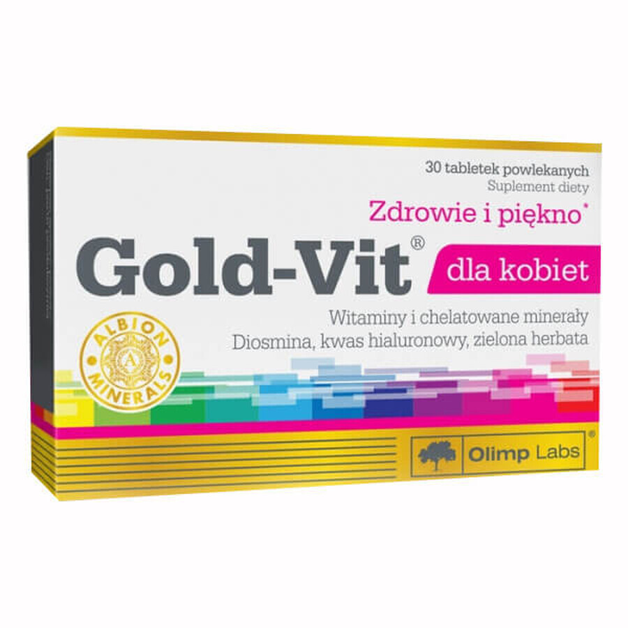 Olimp Gold-Vit voor vrouwen, 30 filmomhulde tabletten