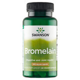 Swanson Bromelina 500 mg, bromelina, 60 capsule vegetali