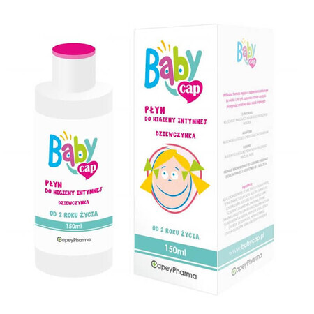 Babycap, lozione per l'igiene intima, bambina, da 2 anni, 150 ml